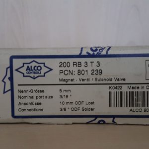 Alco Controls Selenoid Valve 200 RB 3 T 3