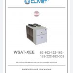 Clivet WSAT-XEE 82-302 Datasheets