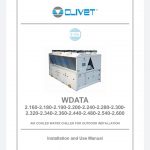 Clivet WDATA Series Chiller Datasheet