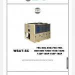Clivet WSAT-SC 75-180 Chiller Datasheet