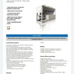 Rhoss TCAEY Chiller Datasheet